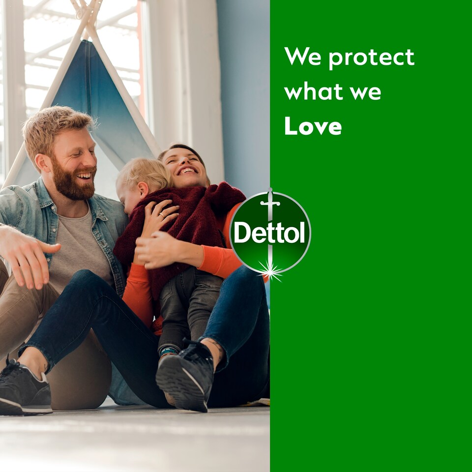 image 1 of Dettol Protect 24 Hour Antibacterial Cleaning Wipes 80 pack