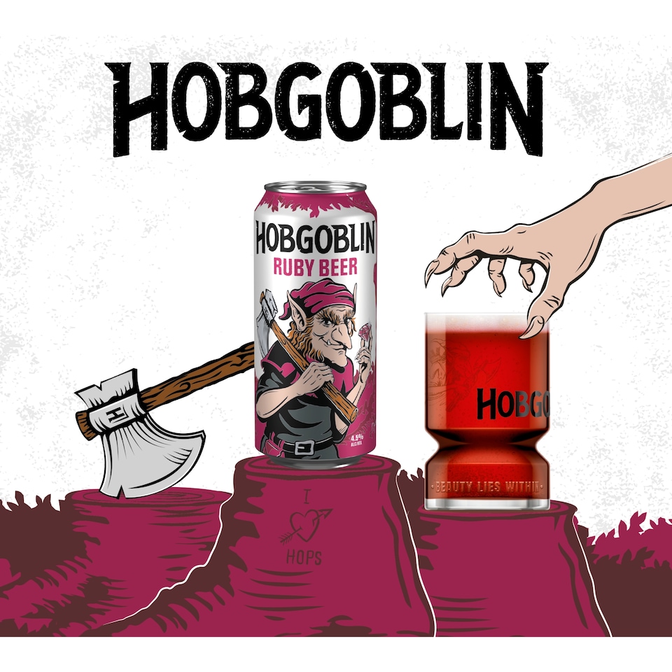 image 1 of Hobgoblin Ruby Ale Beer Can 4x500ml