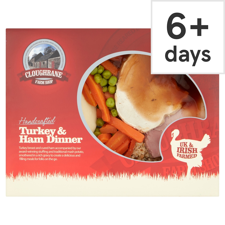 Cloughbane Turkey & Ham Dinner 550G