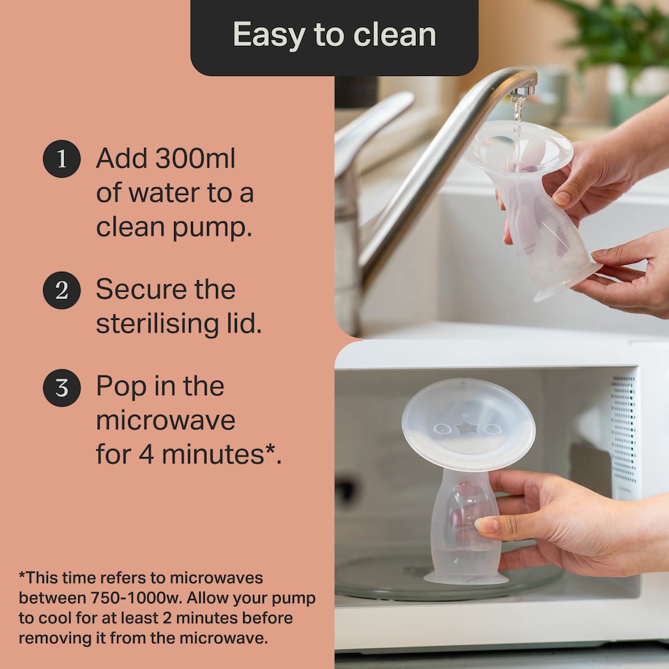 image 1 of Tommee Tippee Silicone Manual Breast Pump