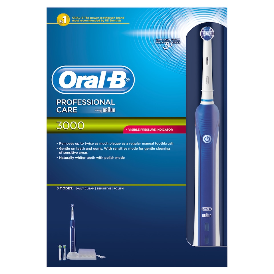 Oral B Professional Care3000 Electric Toothbrush Tesco Groceries