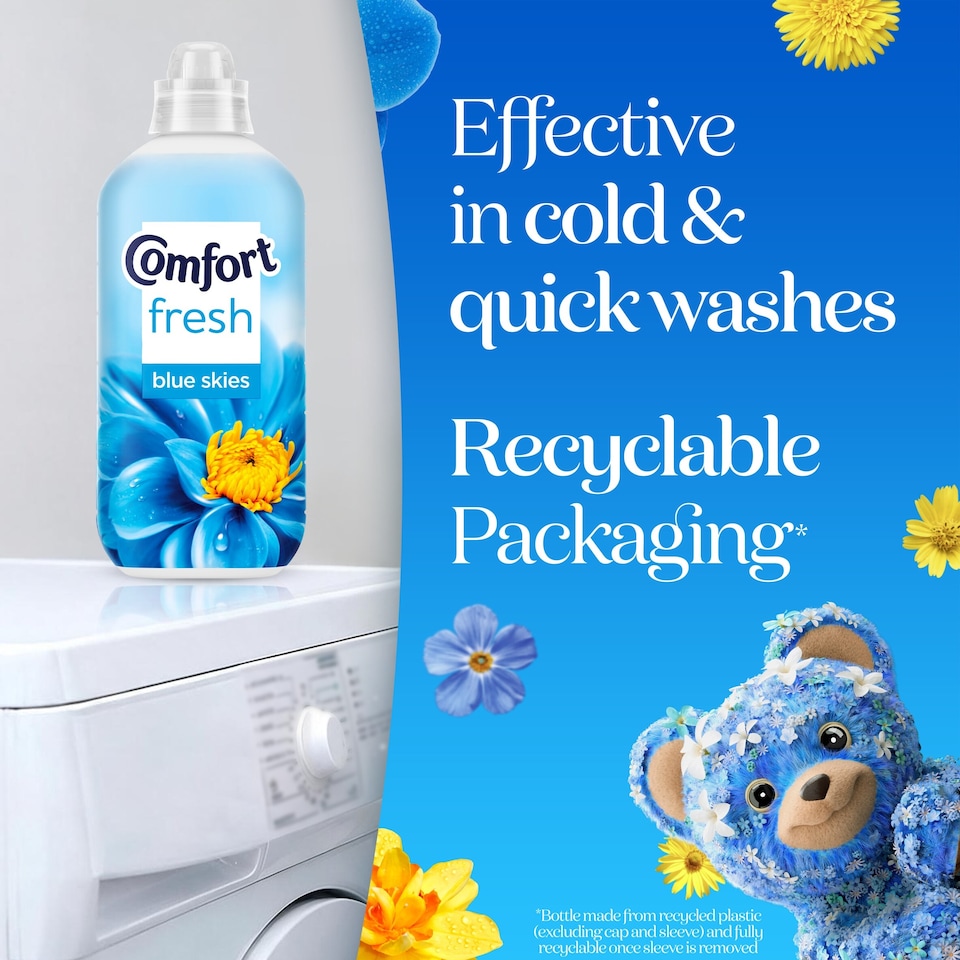 image 1 of Comfort Blue Skies Fabric Conditioner 48 Washes 1440Ml
