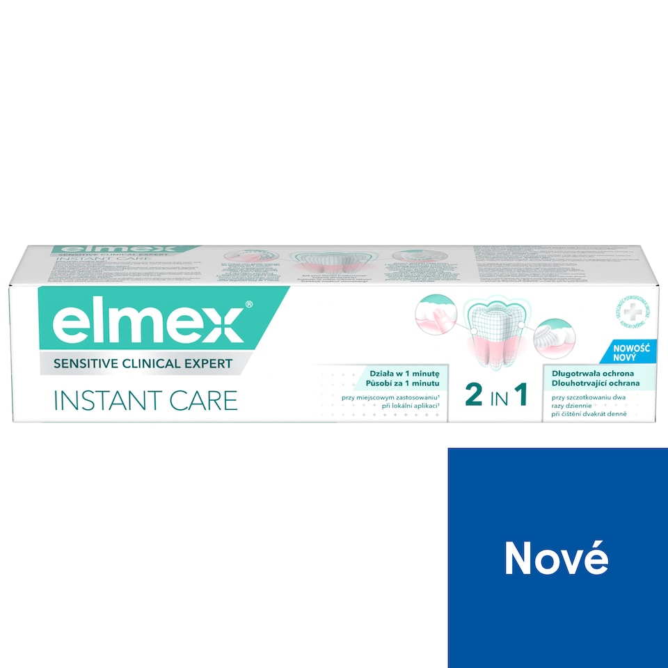 Obrázek 1 pro produkt Zubní pasta elmex Sensitive Clinical Expert Instant Care 2v1