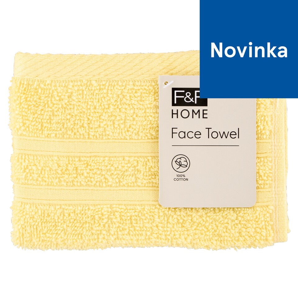 F&F Home Yellow uterák 30 x 30 cm