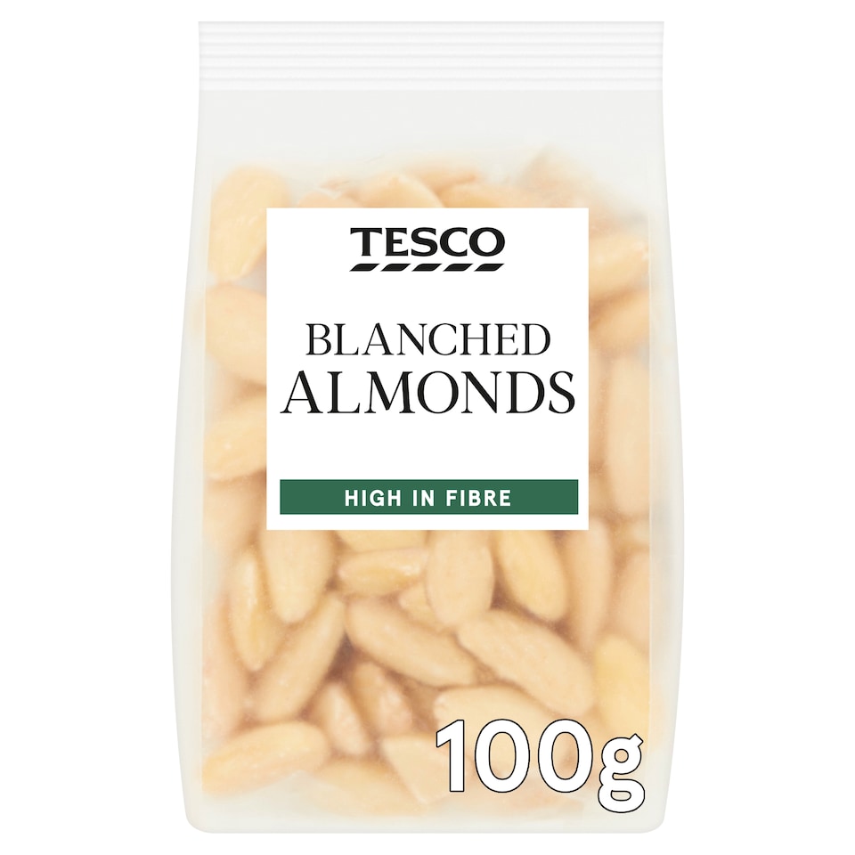 Tesco Whole Blanched Almonds 100G