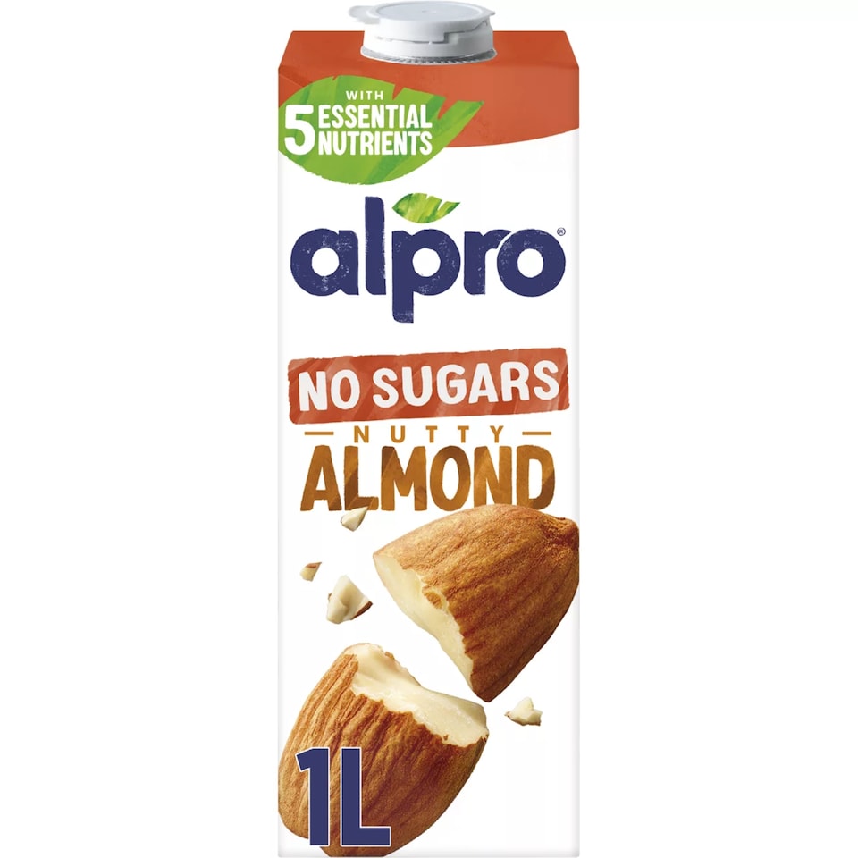 image 1 of Alpro Almond No Sugar Long Life Dairy Free Drink 1L