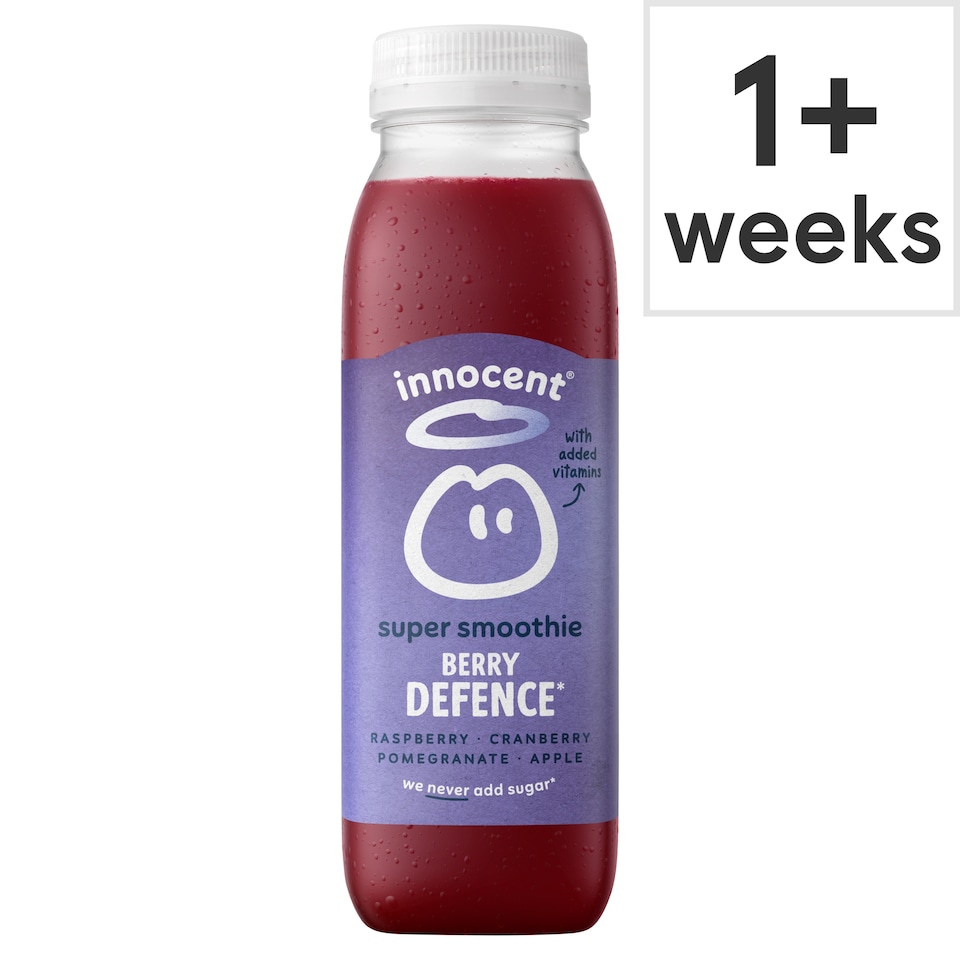 image 1 of Innocent Super Smoothie Revitalise Raspberry, Cranberry, Pomegranate & Apple with Vitamins 300ml