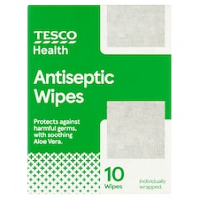 Tesco Health Antiseptic Wipes 10s
