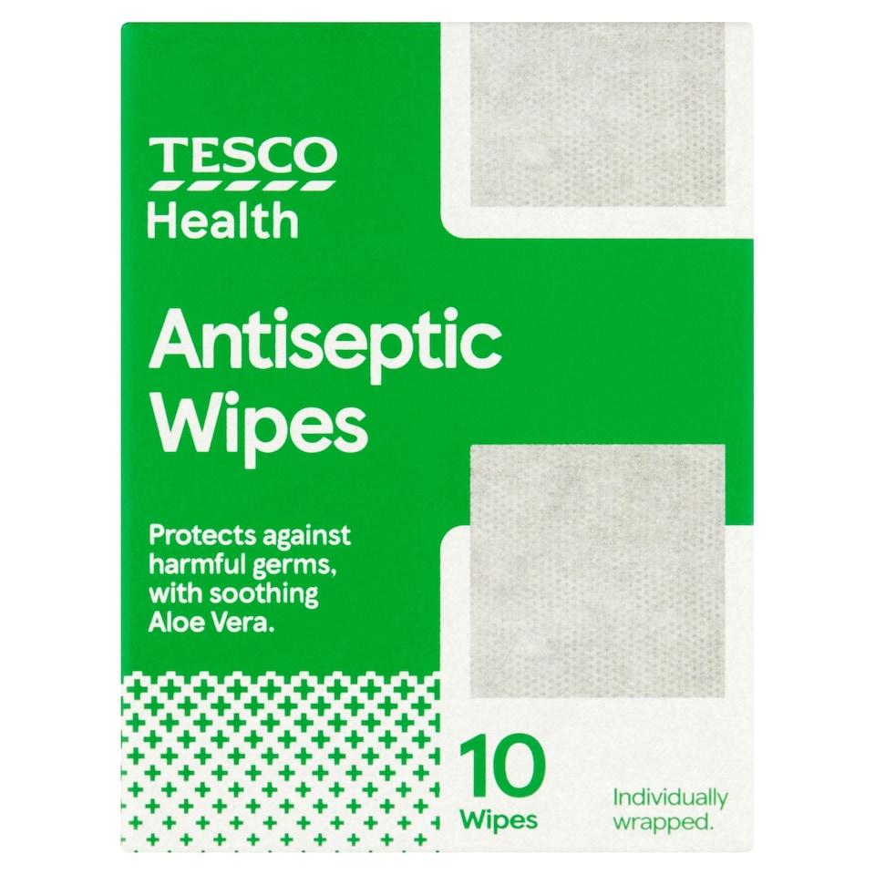 Tesco Health Antiseptic Wipes 10s