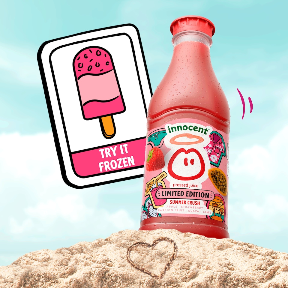 image 1 of innocent Summer Crush Apple, Strawberry, Passion Fruit, Guava and Lime 900ml