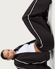 image 2 of F&F Active EVERYHOUR Side Stripe Wide Leg Joggers in Brown