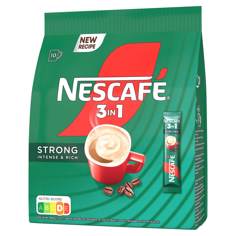 NESCAFÉ 3in1 Strong Intense & Rich Instant Coffee Speciality 10 x 14 g (140 g)