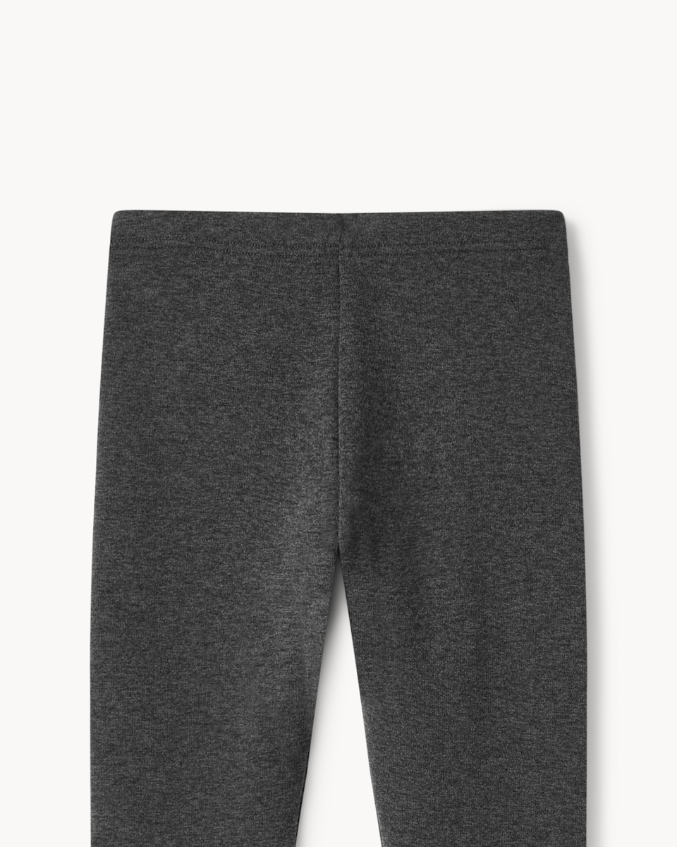 image 1 of F&F Girls Fleece Lined Leggings in Grey