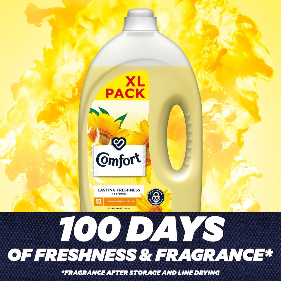 image 1 of Comfort Sunshiny Days Fabric Conditioner 83 Washes 2490Ml