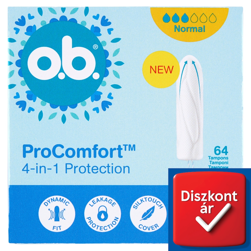o.b. ProComfort Normal Tampons 64 pcs