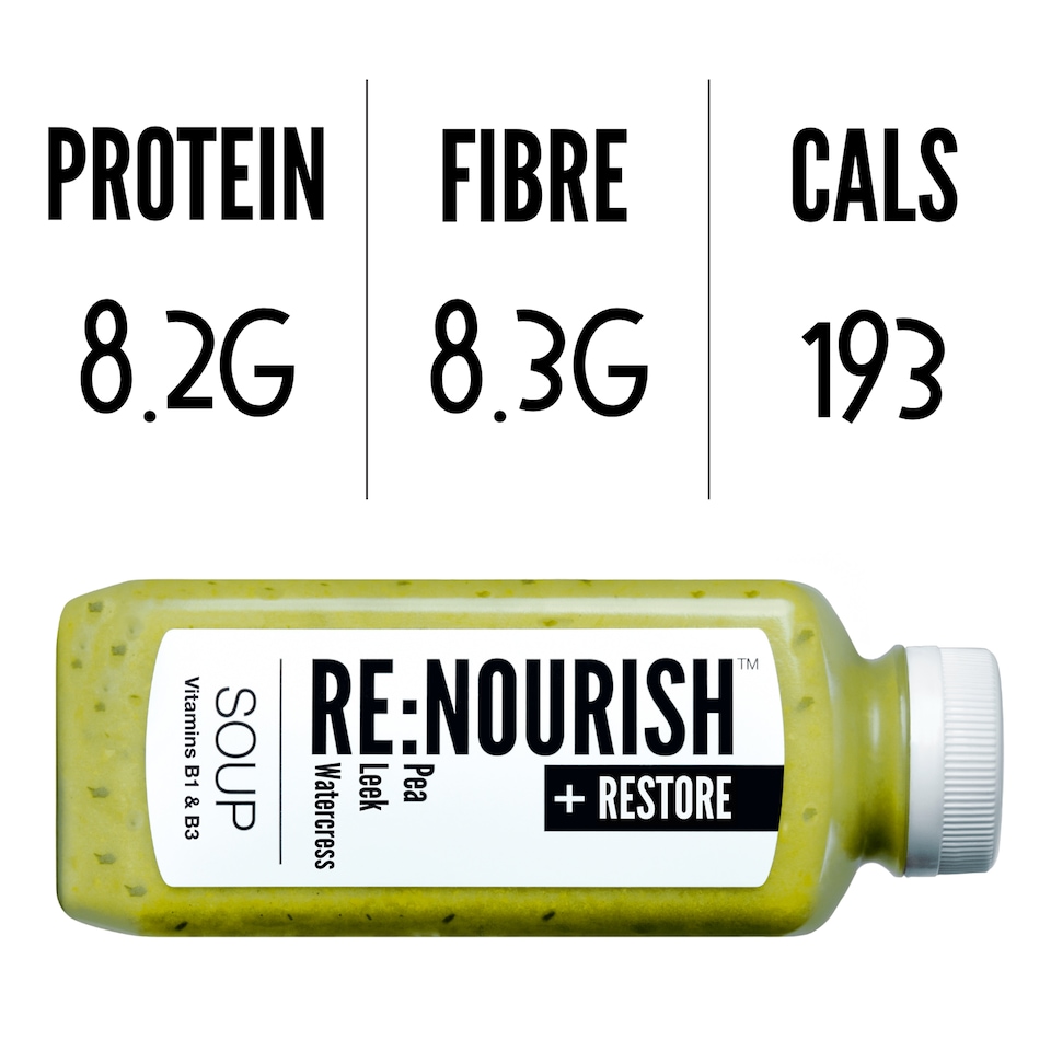 image 1 of RENOURISH RESTORE Pea, Leek and Watercress Soup 500g