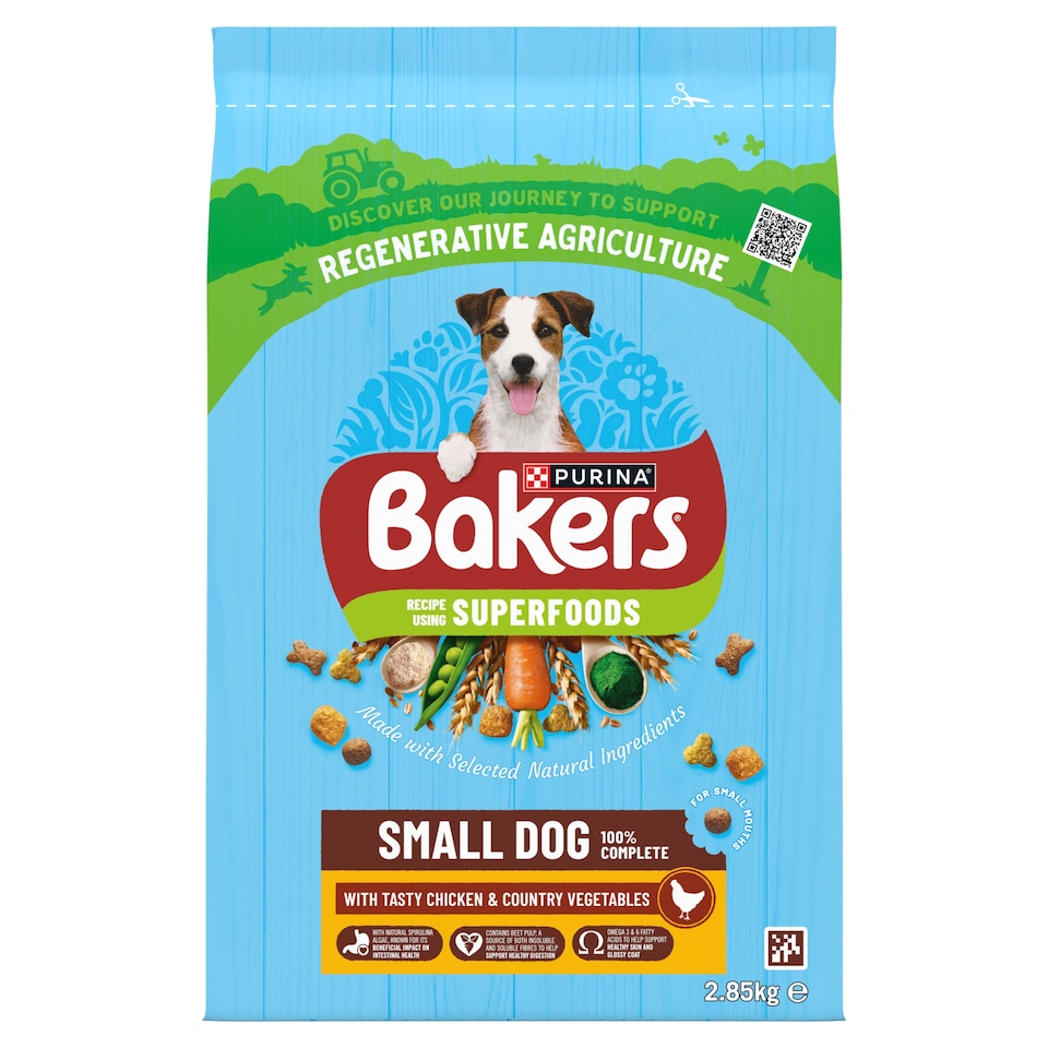 image 1 of Bakers Small Dog Food Chicken & Vegetable 2.85Kg