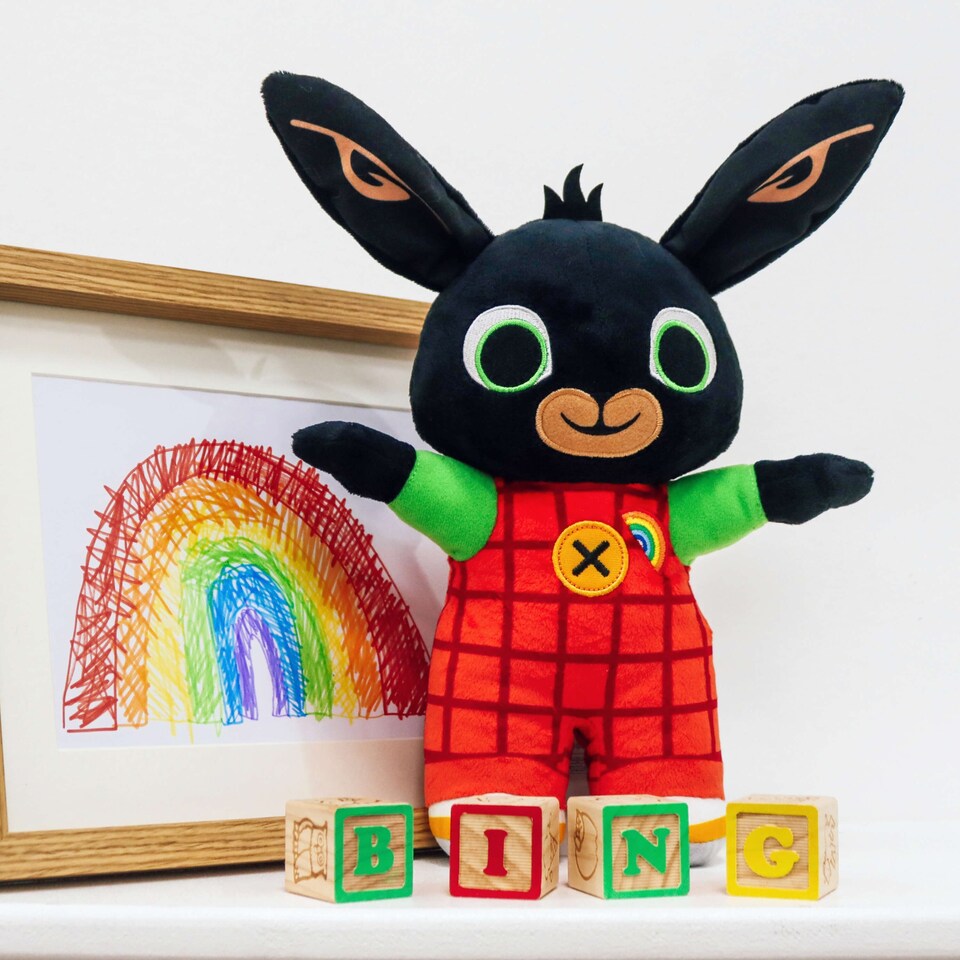 image 1 of Bing Talking Rainybow Soft Toy