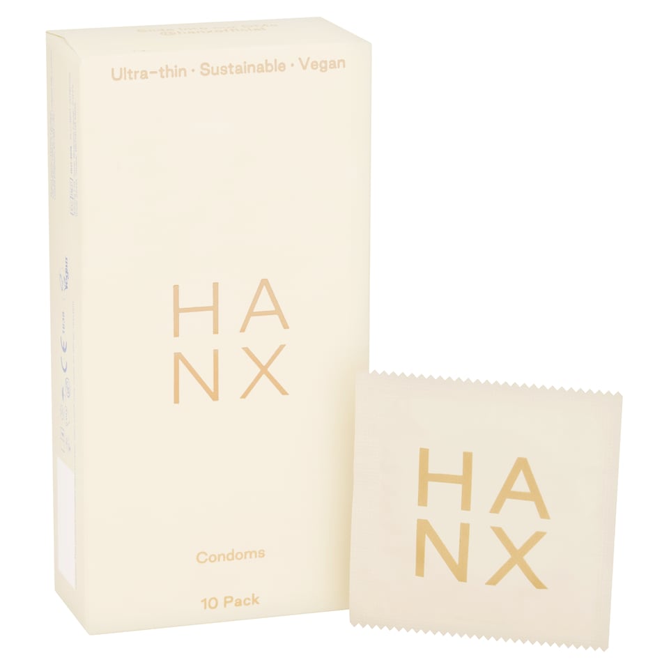 Hanx Ultra Thin Vegan Condoms 10 Pack