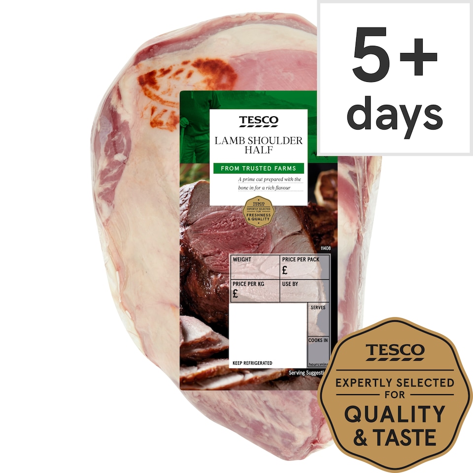 Tesco British Lamb Shoulder Half