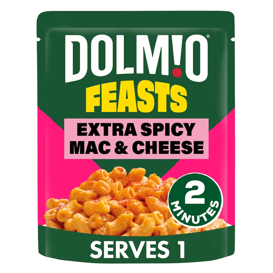 image 1 of Dolmio Feasts Spicy Mac & Cheese Pasta Ready Meal 250g