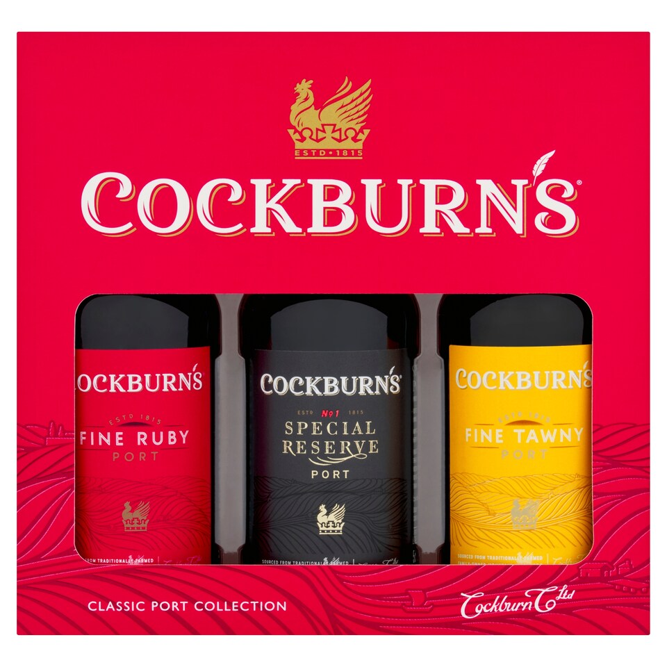 Cockburns Port Trio Gift Set
