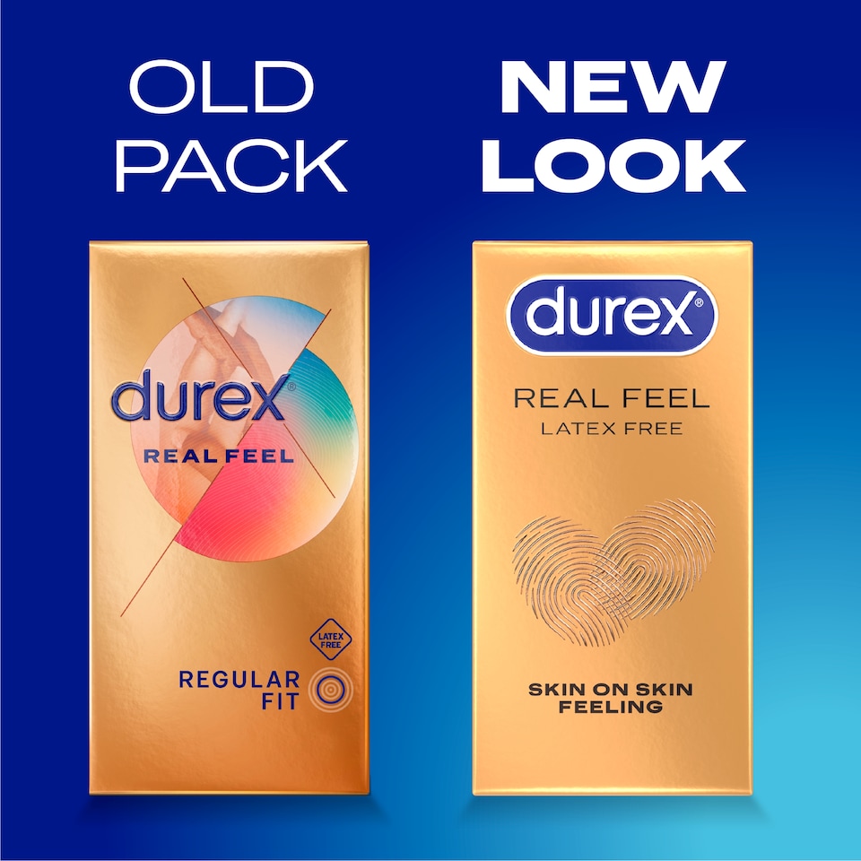 image 1 of Durex Real Feel Condoms Latex Free Regular Fit 6s 