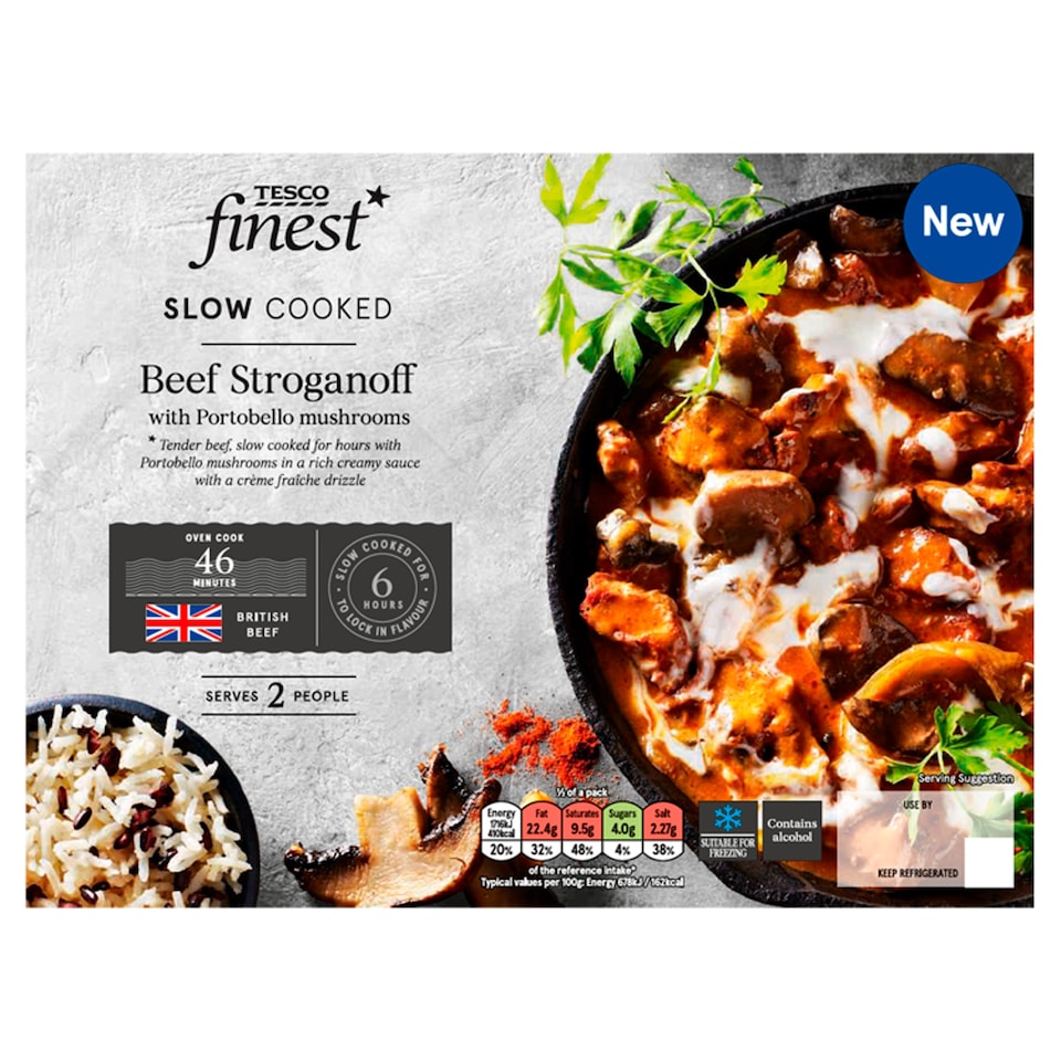 Tesco Finest Beef Stroganoff 550g