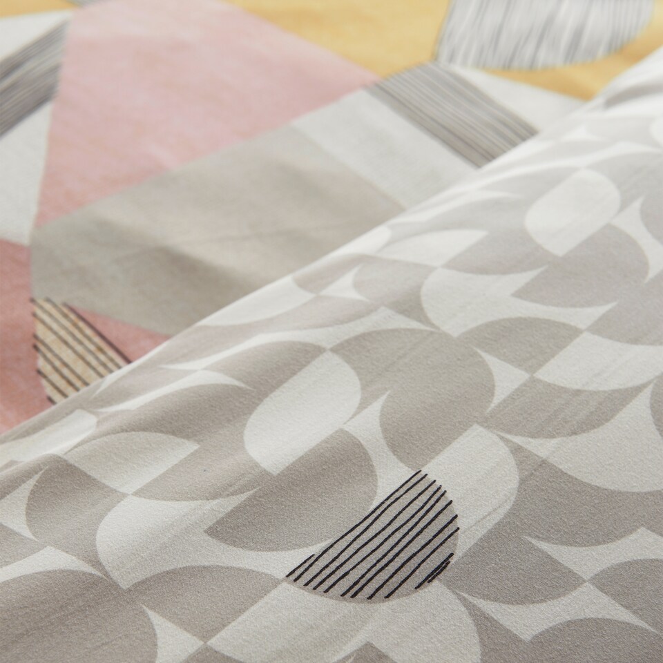 image 1 of Cosmo Living Bauhaus Geo Duvet Set King