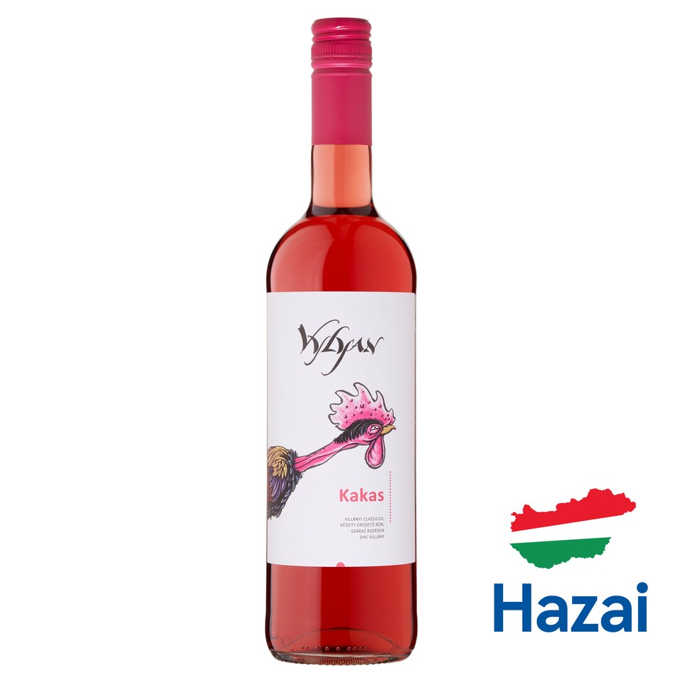 Vylyan Kakas Villányi Rozé Cuvée classicus száraz rosé bor 12,5% 750 ml 
