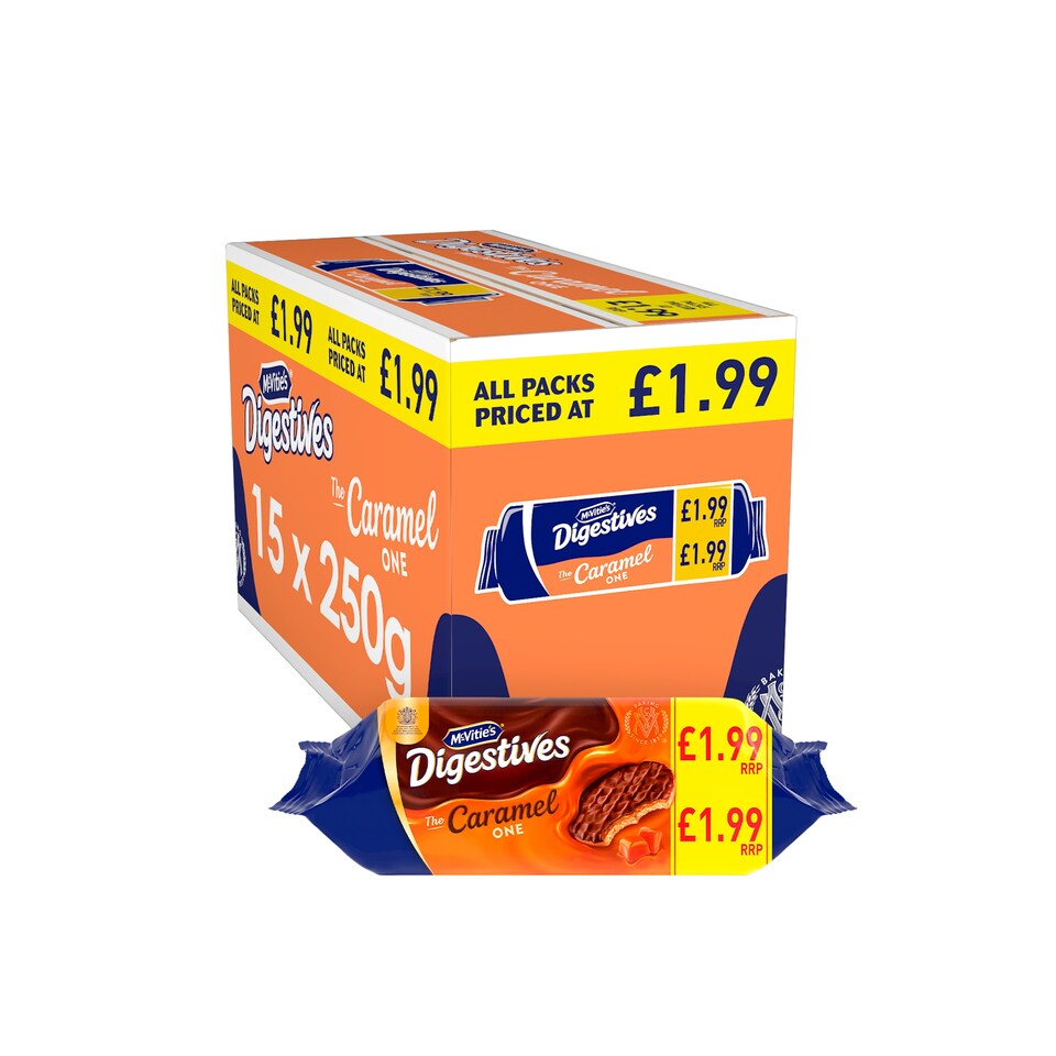 image 1 of McVitie's Caramel Digestives 250g 