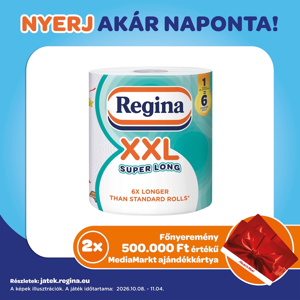 Regina XXL konyhai papírtörlő 2 rétegű 1 tekercs