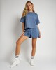 image 1 of Rise by Zara McDermott Oversized Crew Neck T-Shirt in Blue