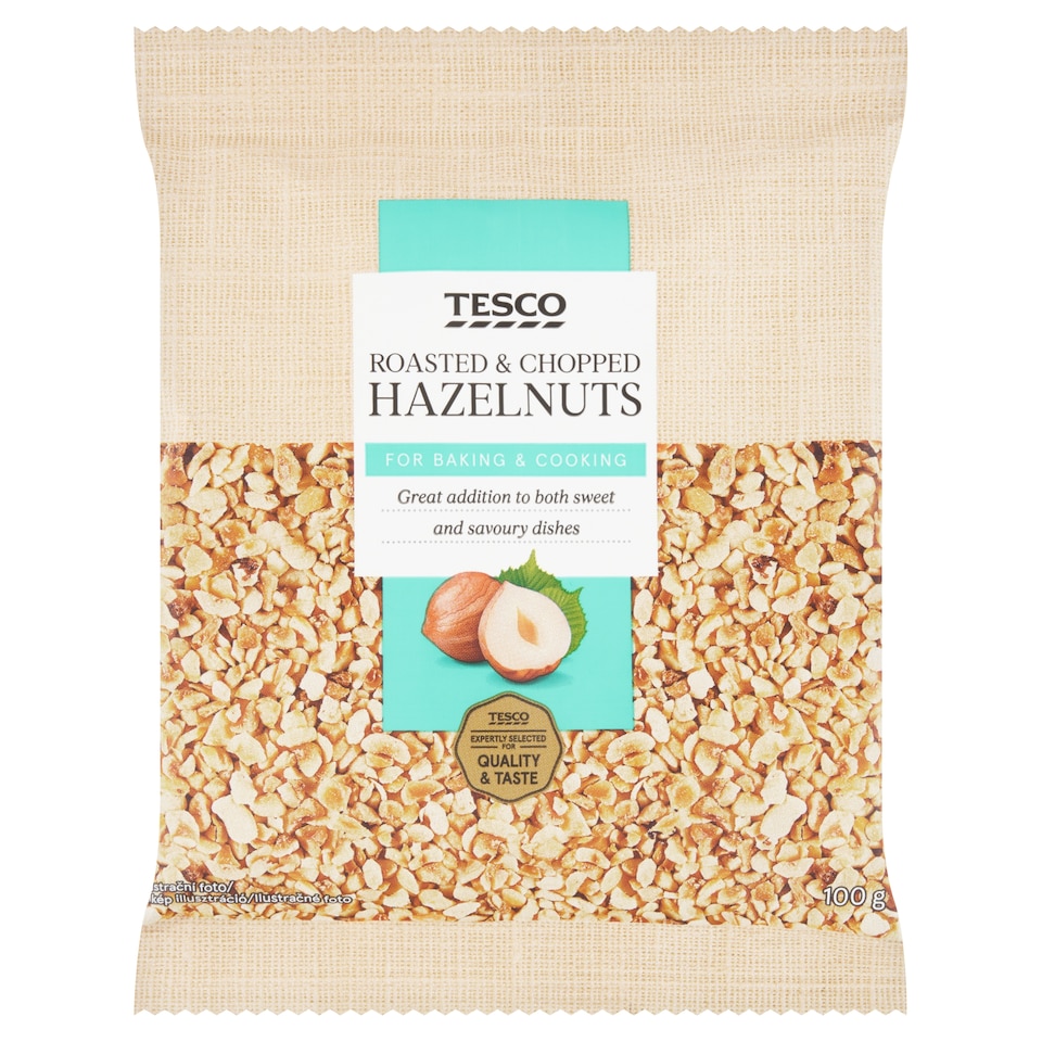 Tesco Lískové ořechy jádra blanšírovaná pražená, sekaná 100g