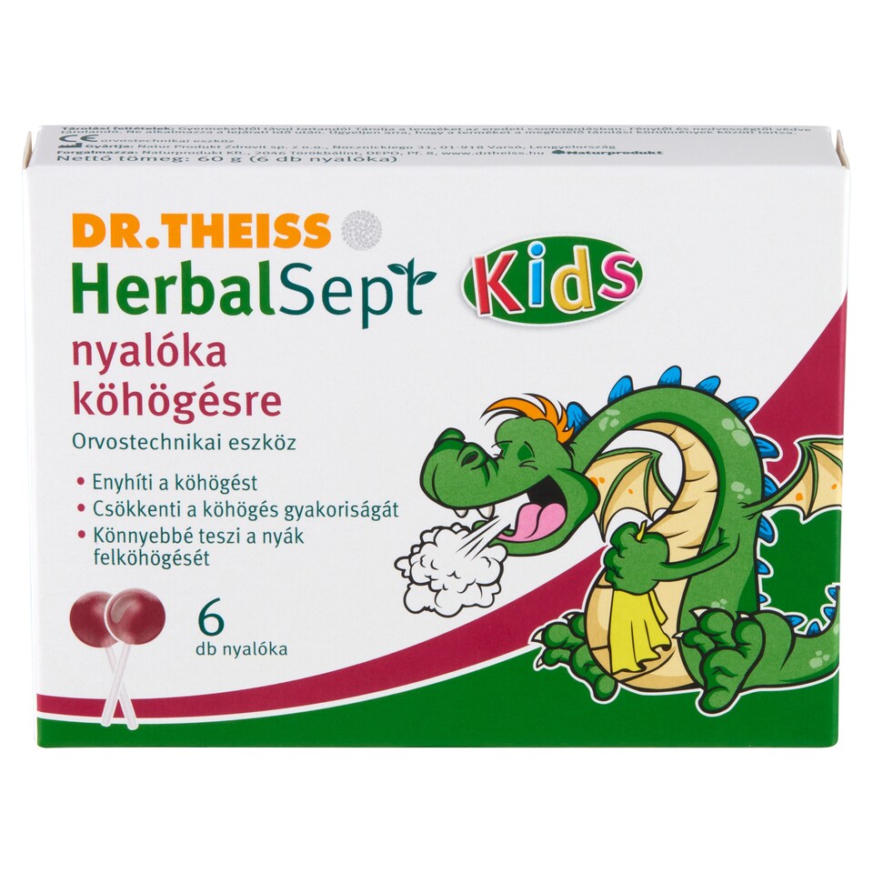 image 1 of Dr.Theiss Kids Lollipop for Cough 6 pcs 60 g