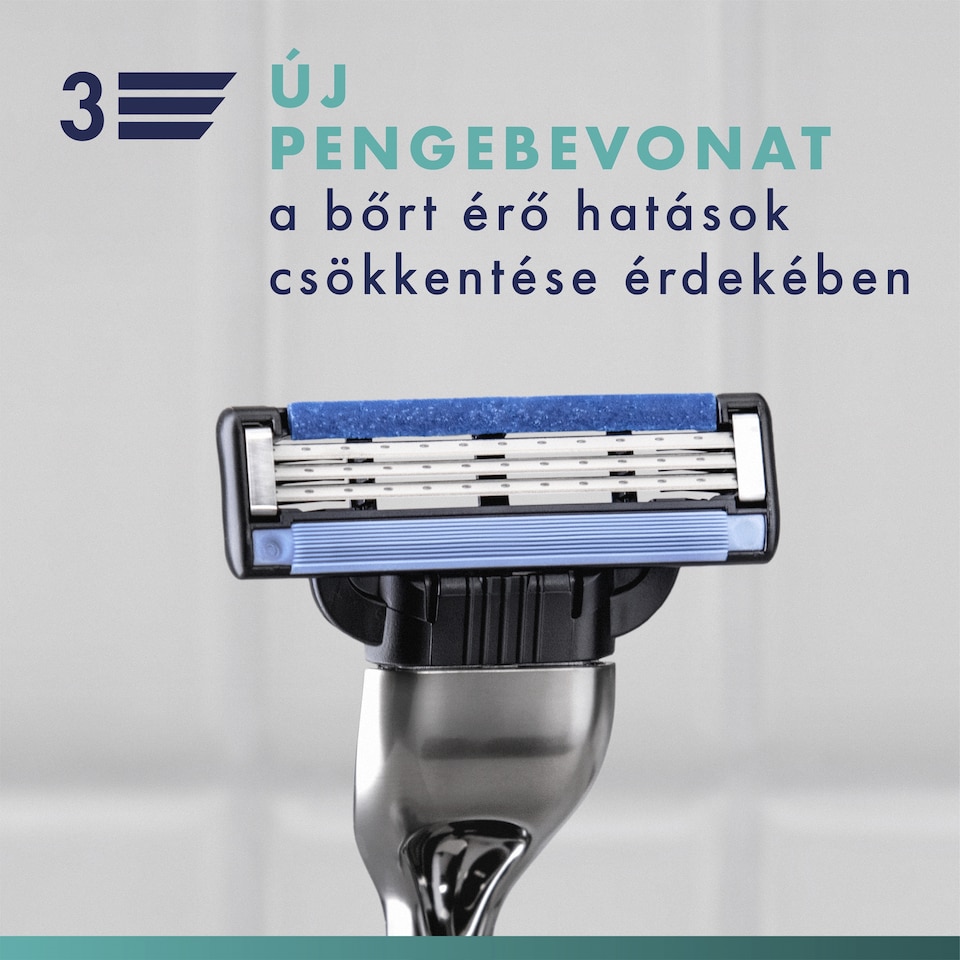 Gillette Mach3 Férfi Borotva, 1 db Gillette 3 Pengés Borotva, Gillette Borotvabetétek 1. kép