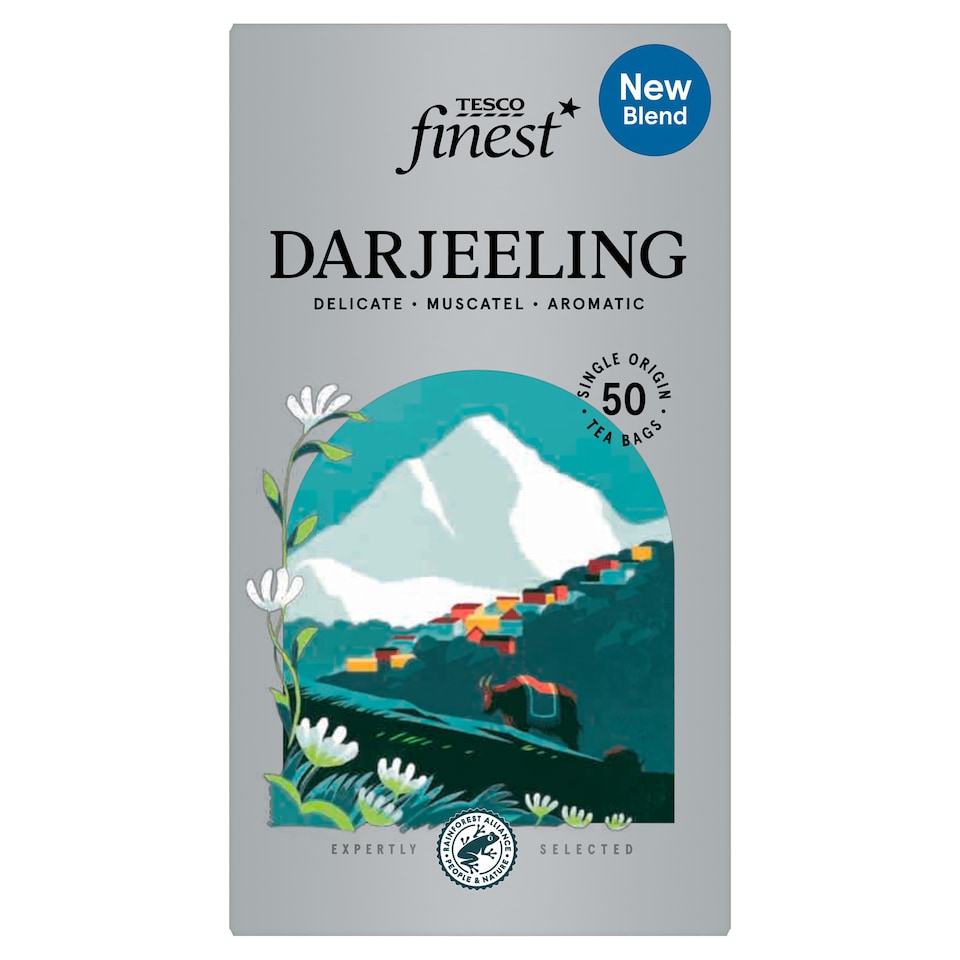 Tesco Finest Darjeeling 50s Tea Bags 100g