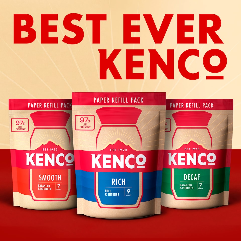 image 1 of Kenco Smooth Instant Coffee Paper Refill 150g