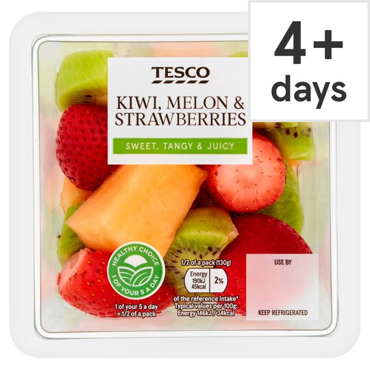 Tesco Kiwi Strawberry & Melon 260G Tesco Groceries