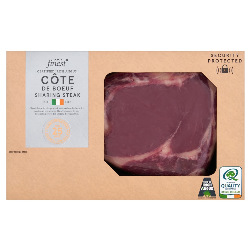 Tesco Finest Certified Irish Angus Cote De Boeuf Sharing Steak 600g