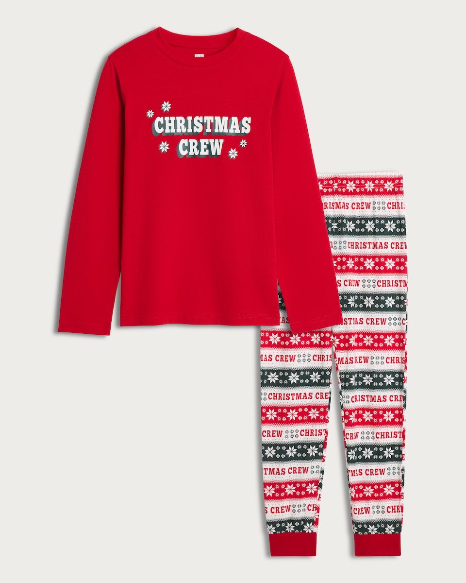 image 1 of F&F Unisex Matching Family Christmas Pyjamas in Multi