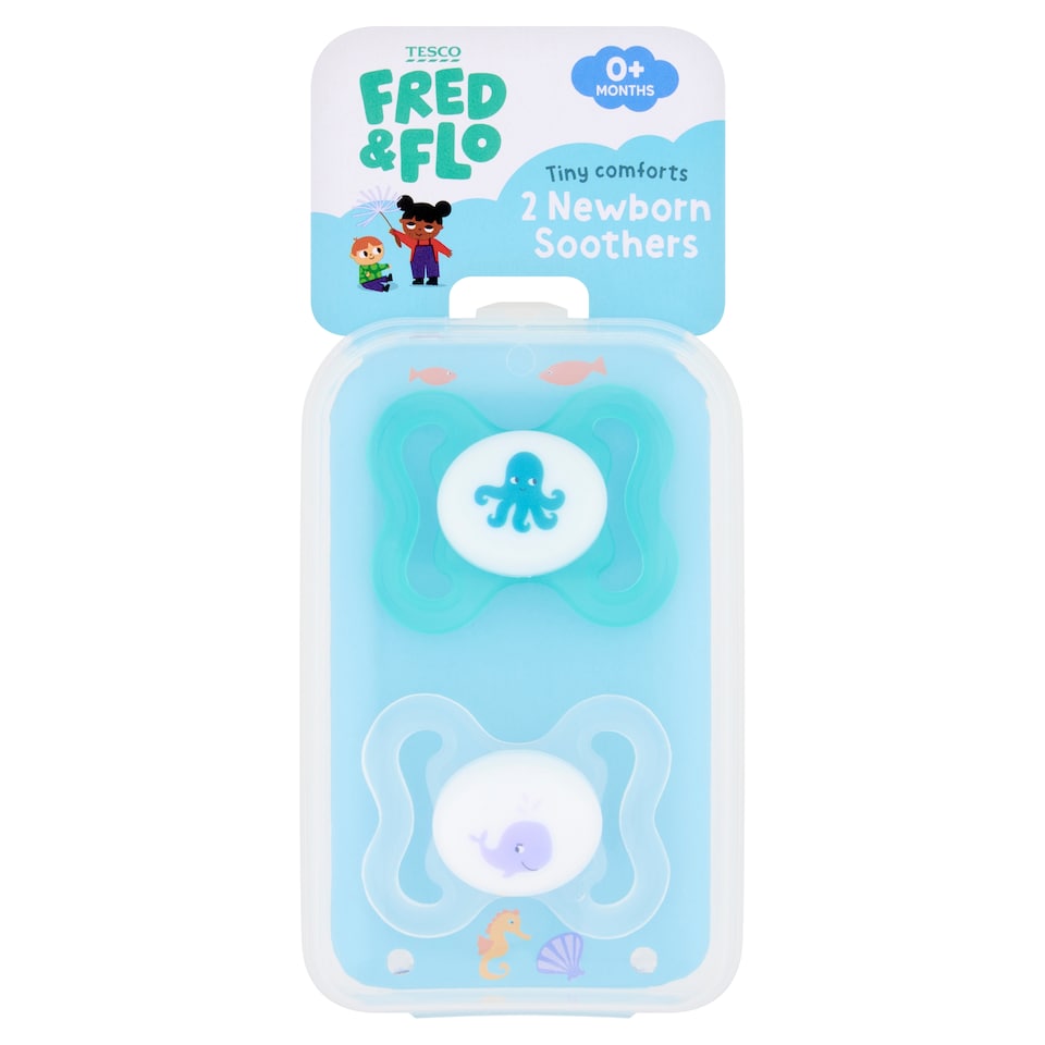 Fred & Flo Newborn Soothers 2 Pack