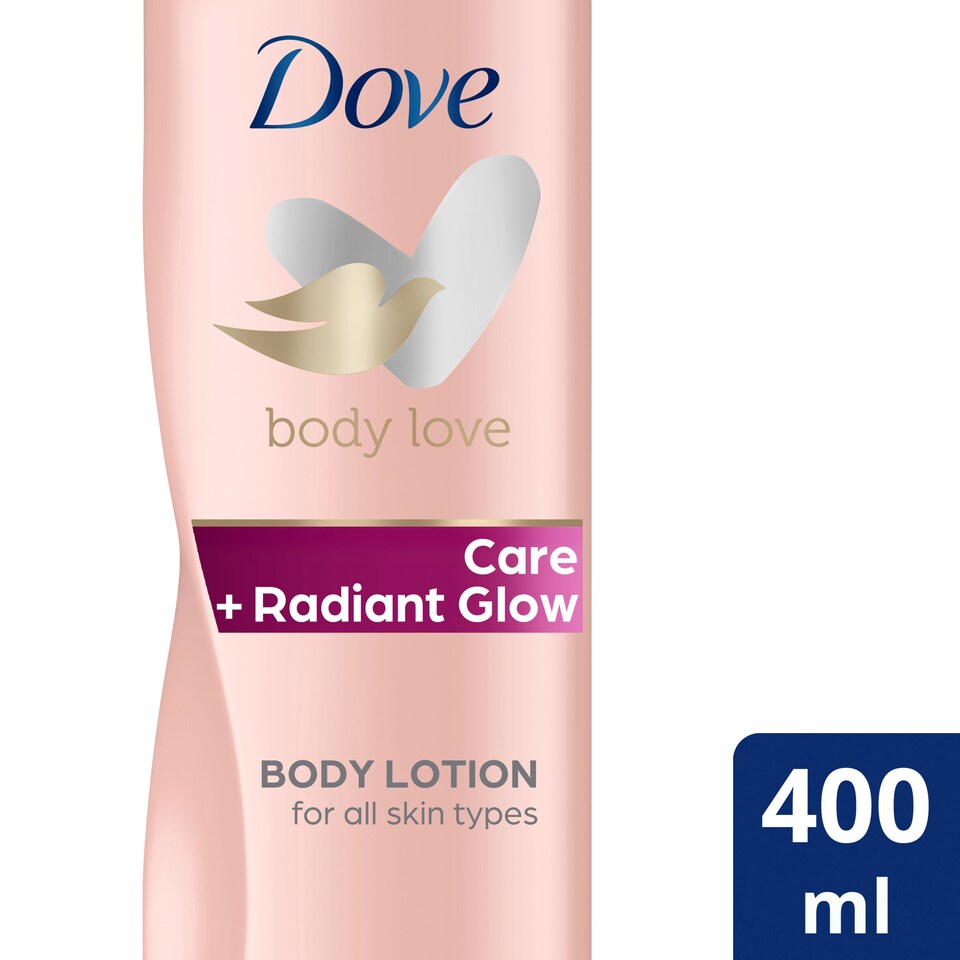 image 1 of Dove Care Plus Radiant Glow Body Lotion 400Ml