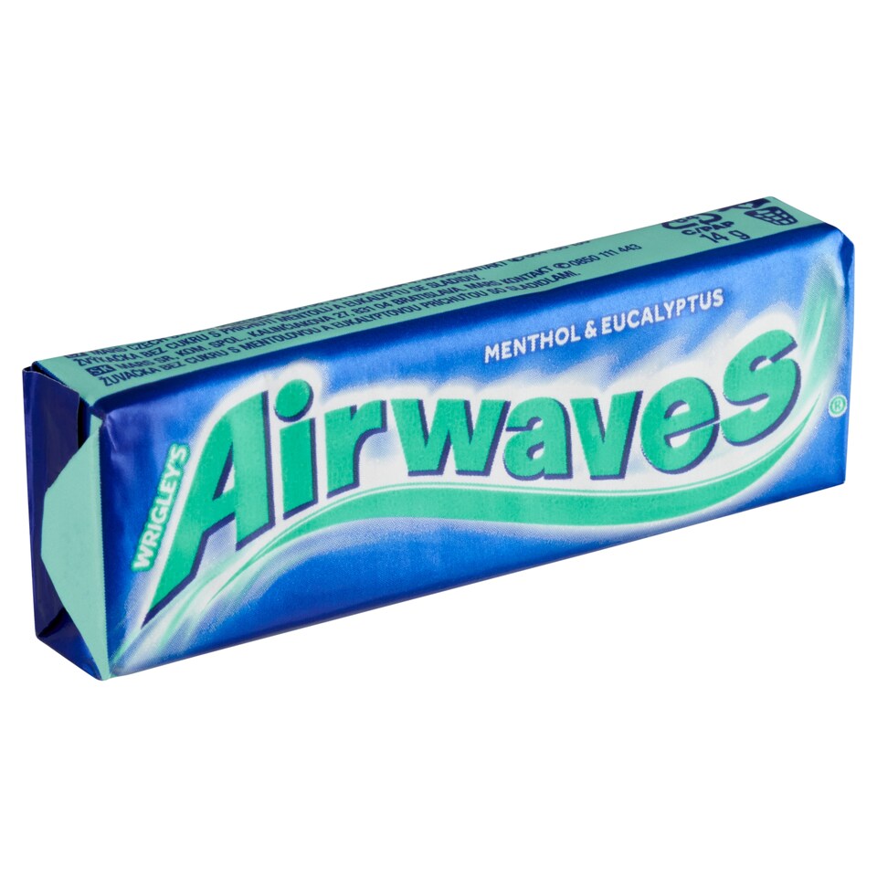 Wrigley's Airwaves Menthol & Eucalyptus 10 pcs 14g