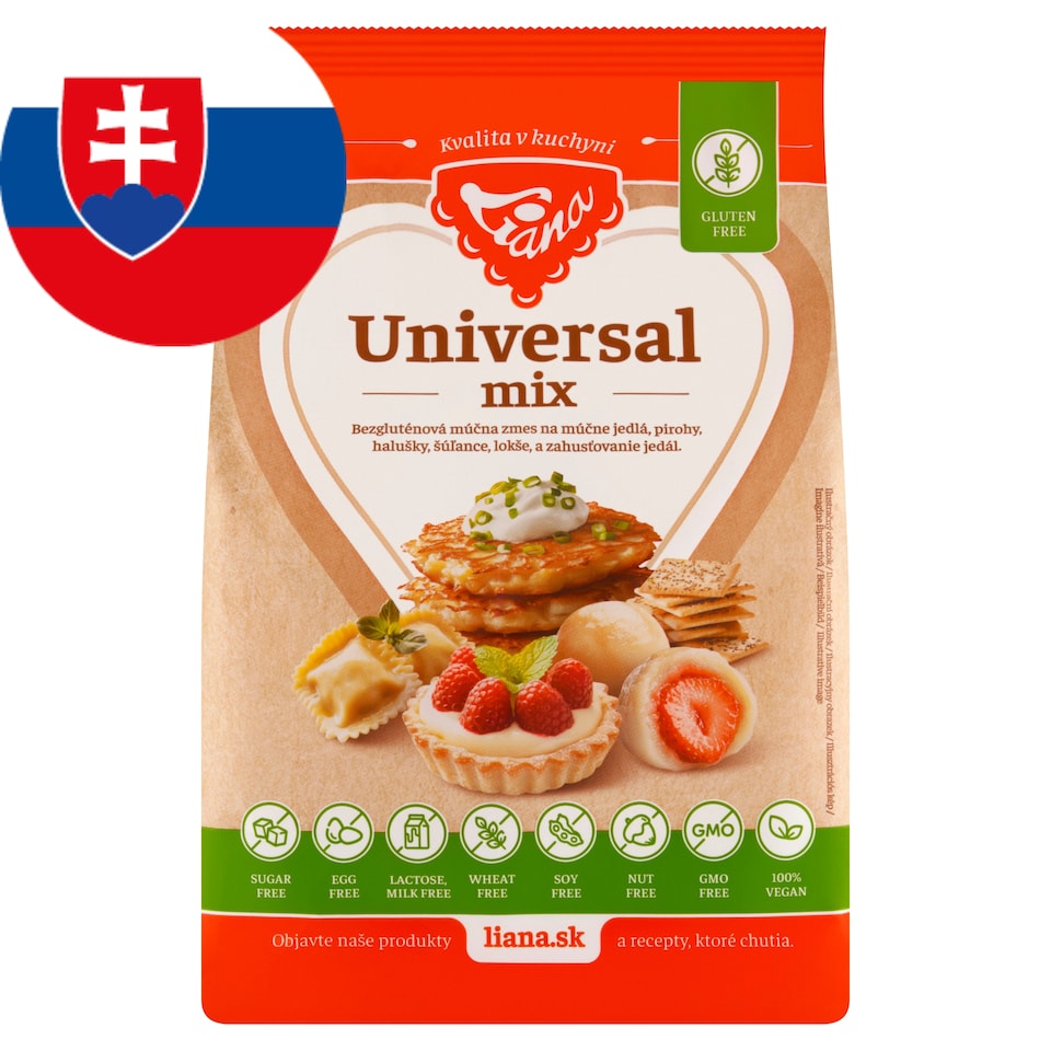 image 1 of Liana Universal Mix Gluten-Free Universal Mixture for Flour Meals 1000 g