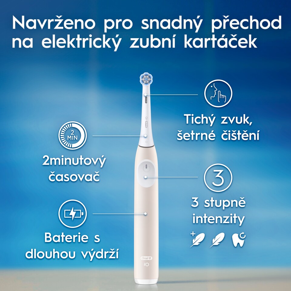 Obrázek 1 pro produkt Oral-B iO 2 Calm Pink Elektrický Zubní Kartáček