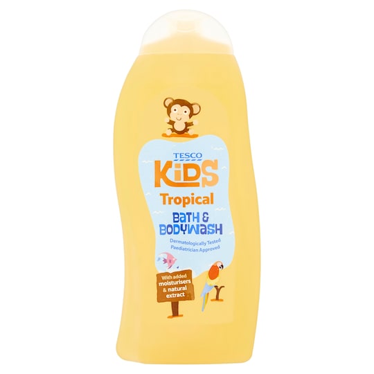 Tesco Kids Tropical Bath And Bodywash 500Ml Tesco Groceries