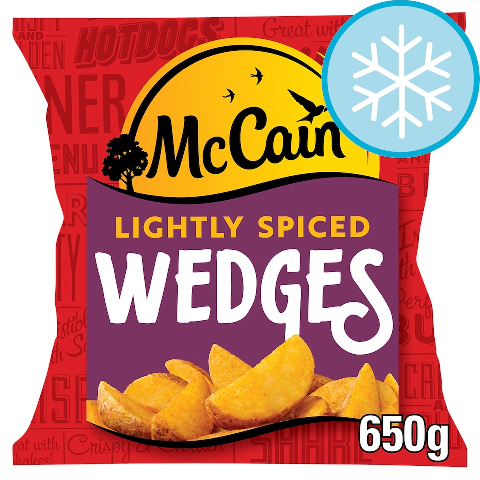 image 1 of McCain Lightly Spiced Potato Wedges 650G