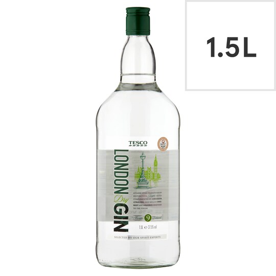 Tesco Dry London Gin 1.5L Tesco Groceries