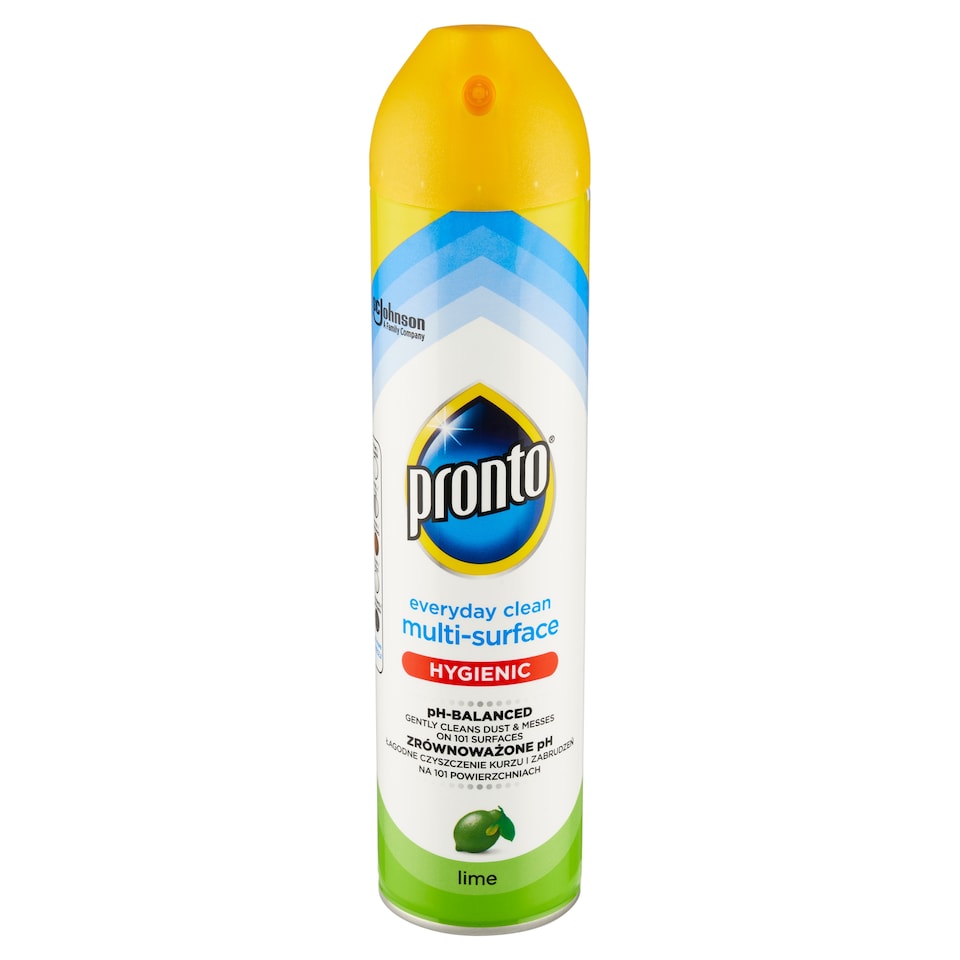 image 1 of Pronto Everyday Clean Multi-Surface aerosol proti prachu limetka 250ml